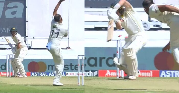 IND vs AUS, WATCH: Mohammed Shami cleans up Marnus Labuschagne with a beauty in Ahmedabad Test