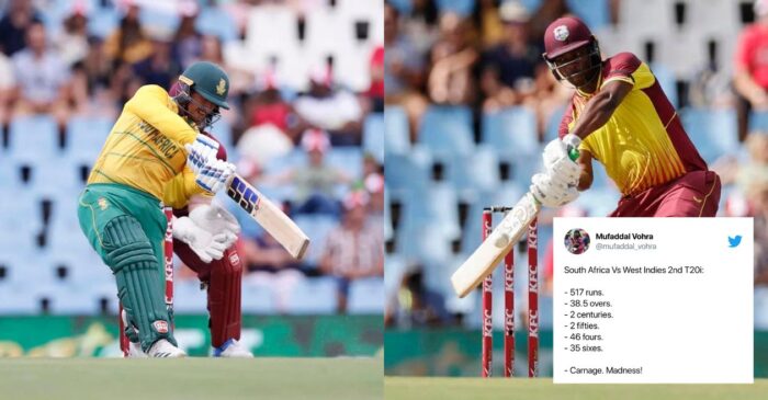 Twitter reactions: Quinton de Kock’s scintillating ton helps South Africa beat West Indies in a record run chase