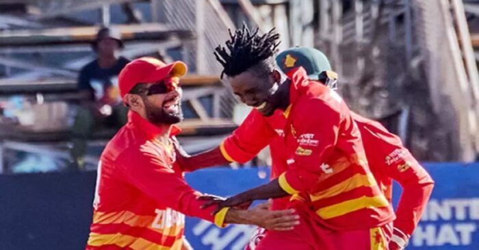 WATCH: Zimbabwe allrounder Wessly Madhevere takes a brilliant hat-trick against the Netherlands
