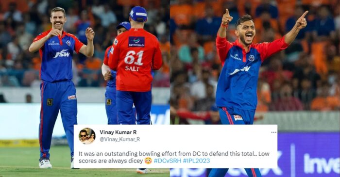 Twitter reactions: Anrich Nortje, Axar Patel steer Delhi Capitals to a thrilling win over Sunrisers Hyderabad – IPL 2023