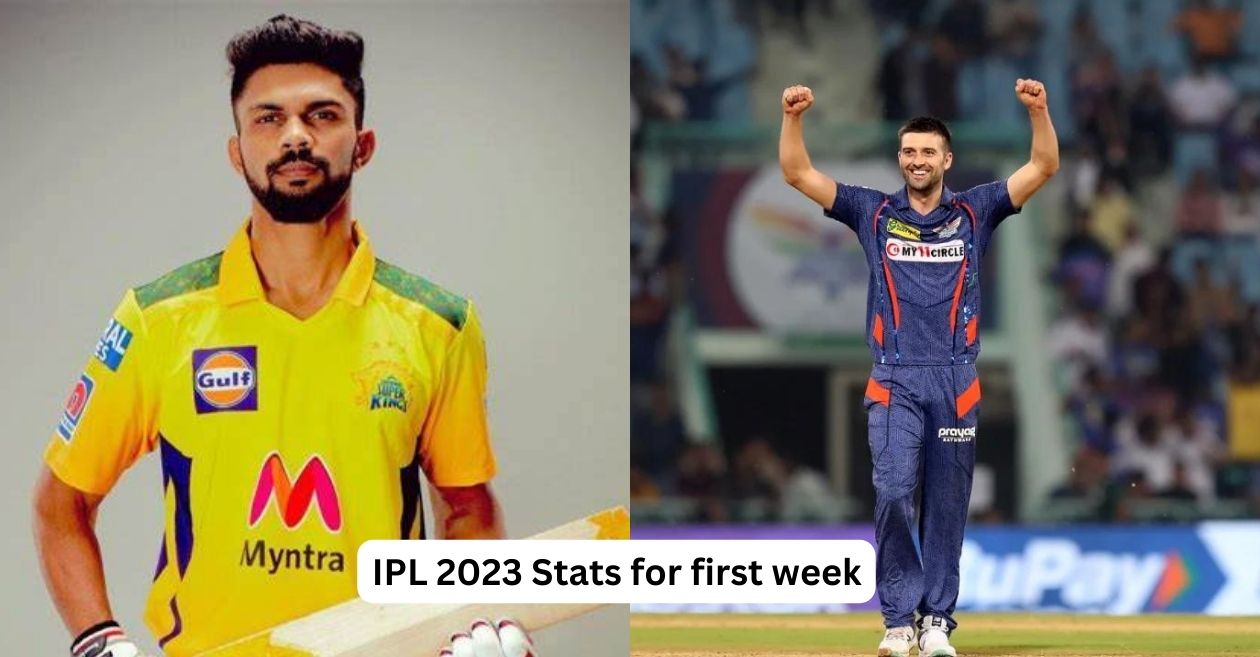 IPL 2023 Stats for Week 1