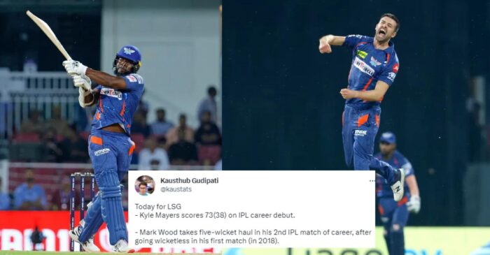 IPL 2023 [Twitter reactions]: Kyle Mayers’ fireworks, Mark Wood’s 5-fer propel LSG to dominating win over DC