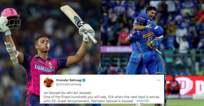 Twitter reactions: Yashasvi Jaiswal’s maiden ton in vain as Mumbai Indians pip Rajasthan Royals in a thriller – IPL 2023