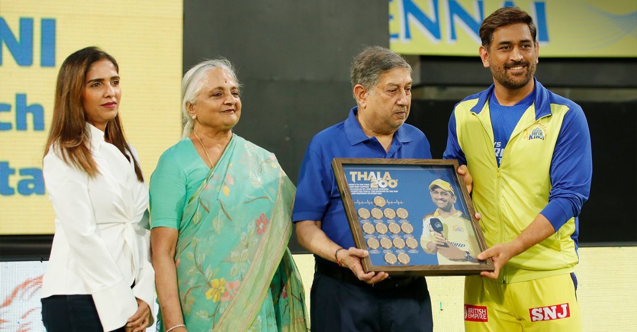 MS Dhoni facilitated for 200th game for CSK