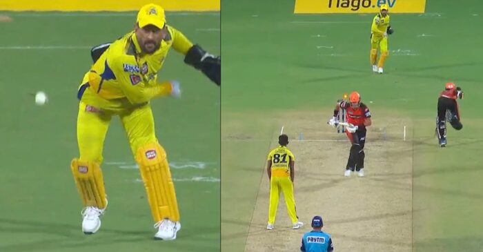 CSK vs SRH [WATCH]: MS Dhoni inflicts an accurate throw from behind the stumps to dismiss Washington Sundar – IPL 2023