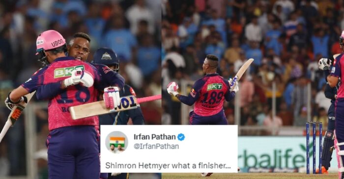 IPL 2023 [Twitter reactions]: Shimron Hetmyer headlines in Rajasthan Royals’ nail-biting win over Gujarat Titans