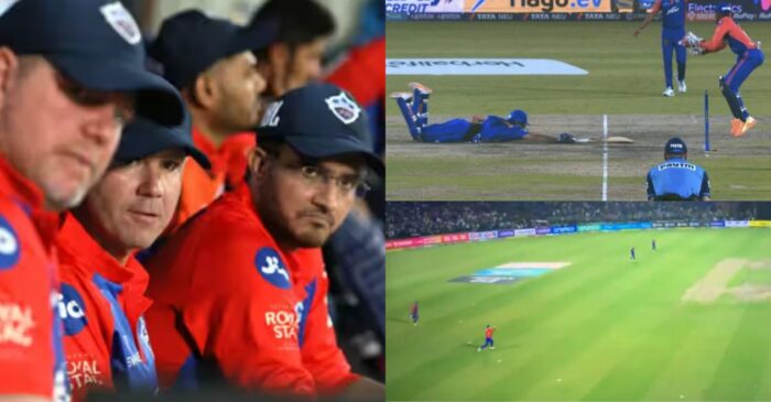 IPL 2023 [WATCH]: Ricky Ponting, Sourav Ganguly left clueless after David Warner’s inaccurate throw costs DC the match against MI
