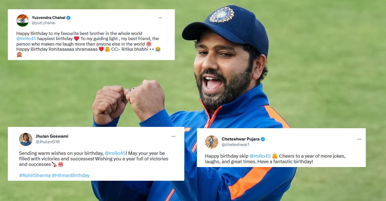 Wishes pour from the cricket fraternity as India skipper Rohit ...
