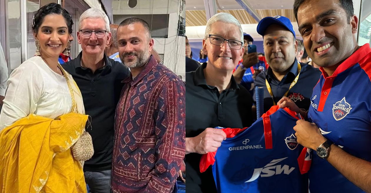 Tim Cook during the IPL match between DC and KKR