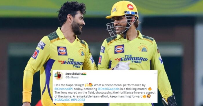IPL 2023 [Twitter reactions]: All-round Chennai Super Kings register clinical win against Delhi Capitals
