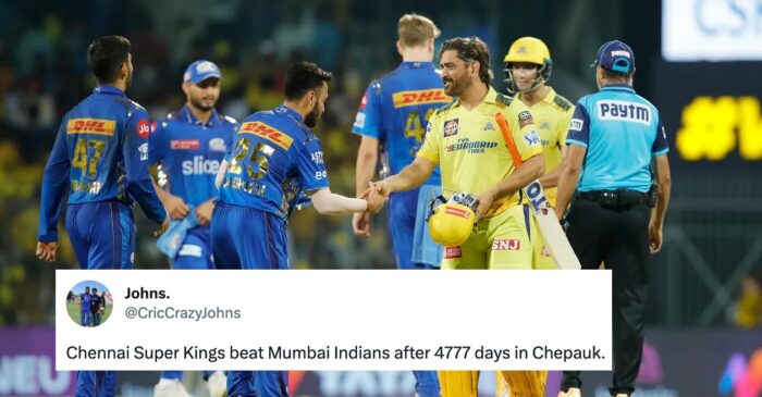 IPL 2023 [Twitter reactions]: CSK register clinical win over MI after 4777 days in Chepauk