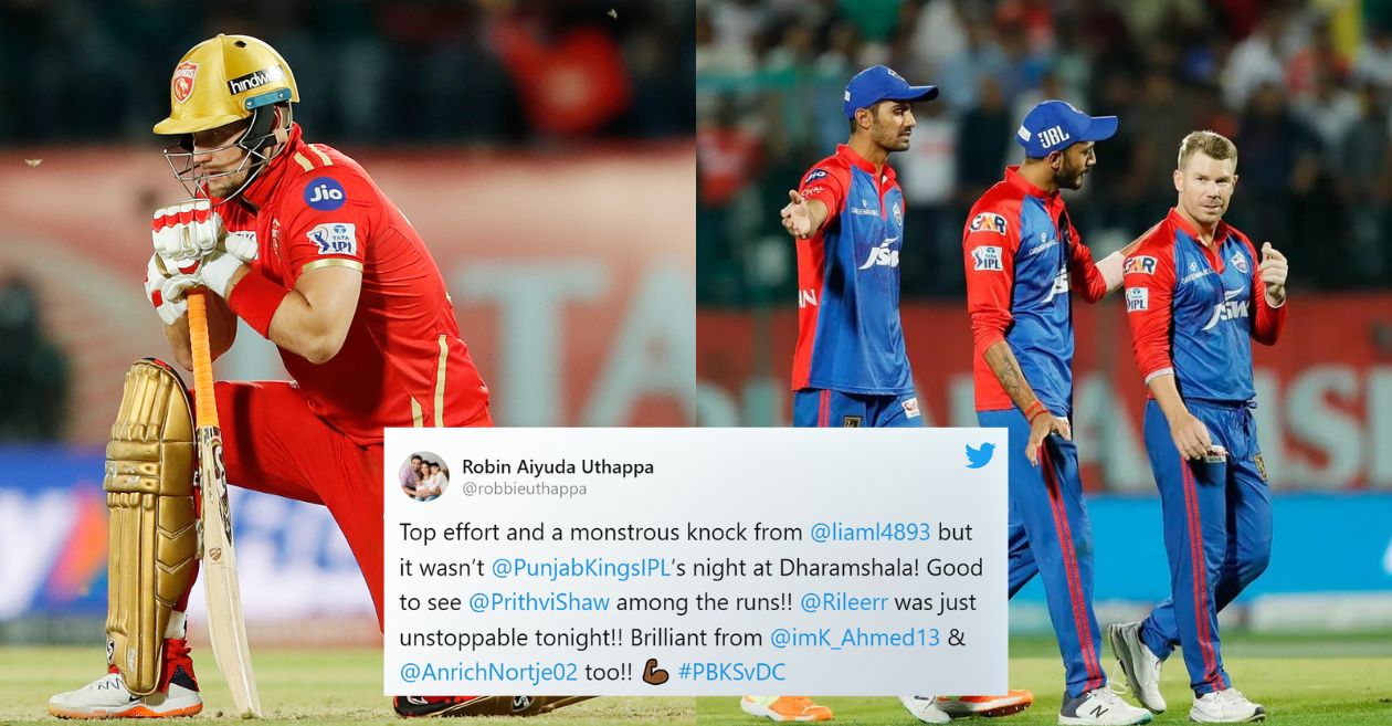 Read more about the article IPL 2023 [Twitter reactions]: Liam Livingstone’s brilliant knock in vain as DC beat PBKS in Dharamsala