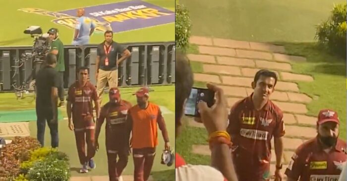 IPL 2023 [VIDEO]: Fans tease Gautam Gambhir with chants of ‘Kohli-Kohli’ at the Eden Gardens