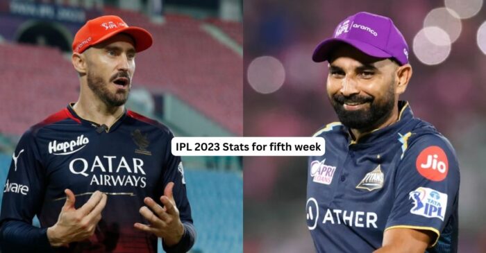 IPL 2023 Stats – Week 5: Orange Cap, Purple Cap, MVP List and the Points Table