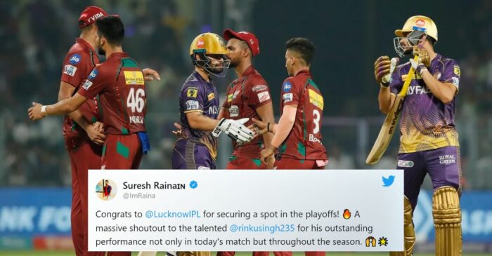 IPL 2023 [Twitter reactions]: LSG survive Rinku Singh scare to beat KKR and enter playoffs
