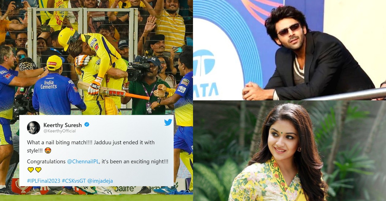 Keerthy Suresh, Kartik Aaryan and other celebrities react to CSK’s fifth title triumph