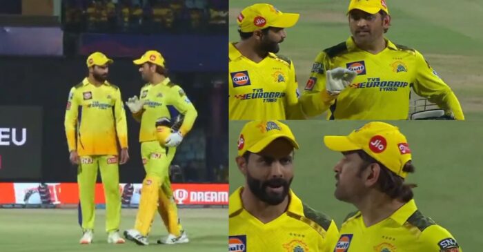 IPL 2023 [WATCH]: MS Dhoni, Ravindra Jadeja engage in an animated discussion after CSK qualifies for playoffs