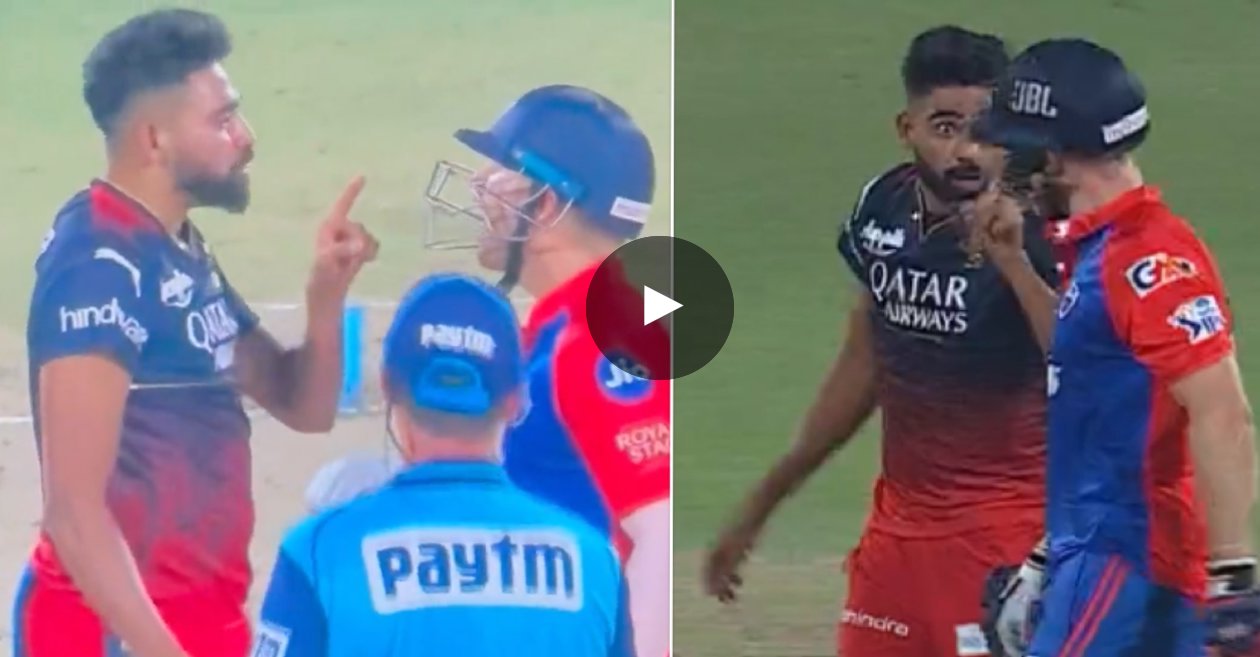 You are currently viewing IPL 2023: Mohammed Siraj indulge in verbal spat with David Warner, Philip Salt during DC vs RCB clash