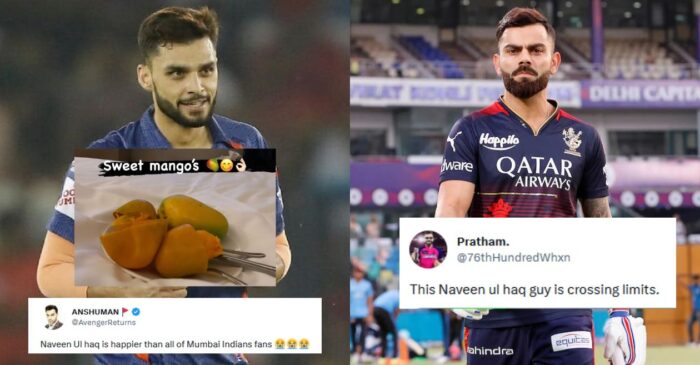 ‘Sweet Mangoes’: Naveen ul Haq’s indirect dig at Virat Kohli during MI vs RCB clash sets social media on fire