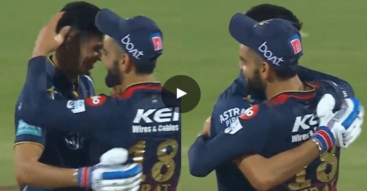 Rcb Vs Gt Watch Virat Kohli Hugs Shubman Gill After Ipl 2023 Heartbreak Cricket Times