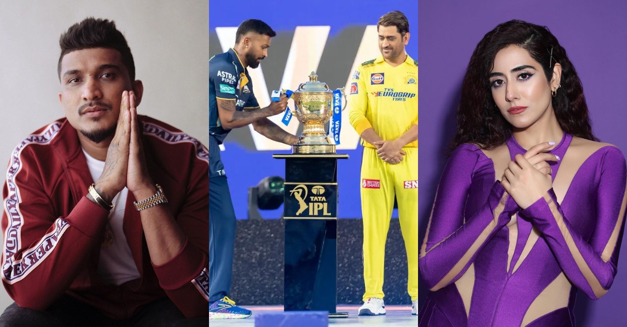 Vivian Divine. Hardik Pandya, MS Dhoni and Jonita Gandhi