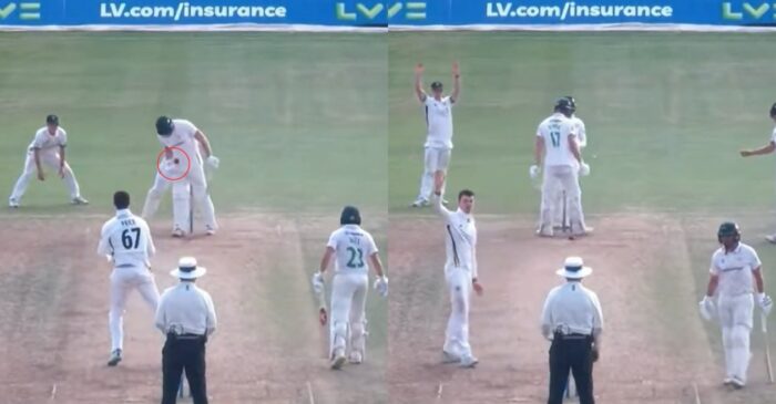 WATCH: Louis Kimber gets out ‘obstructing the field’ during a County Cricket match