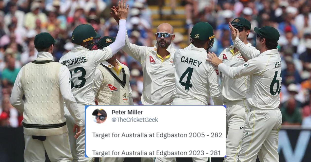 Ashes 2023 [Twitter reactions]: Pat Cummins, Nathan Lyon shine as Australia pack England to set up a 281-run target to win Edgbaston Test
