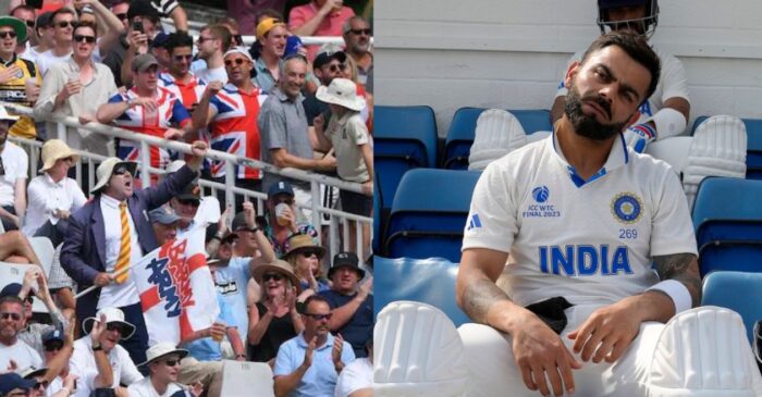 Barmy Army fire shots at Virat Kohli in the midst of Ashes 2023; Indian fans hit back