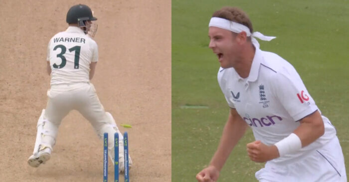 WATCH: Stuart Broad pumped after dismissing his ‘bunny’ David Warner on Day 2 of the first Ashes 2023 Test