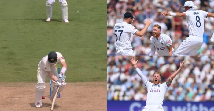 WATCH: England players jump in joy after Ben Stokes traps the big fish Steve Smith – Ashes 2023, 1st Test