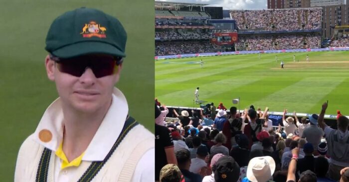 Ashes 2023 [WATCH] – ‘We saw you cry on the Telly’: England fans tease Steve Smith in Edgbaston Test