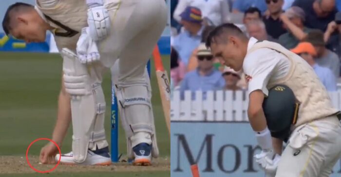 Ashes 2023 [WATCH]: Marnus Labuschagne puts dropped chewing gum back in the mouth while batting at Lord’s