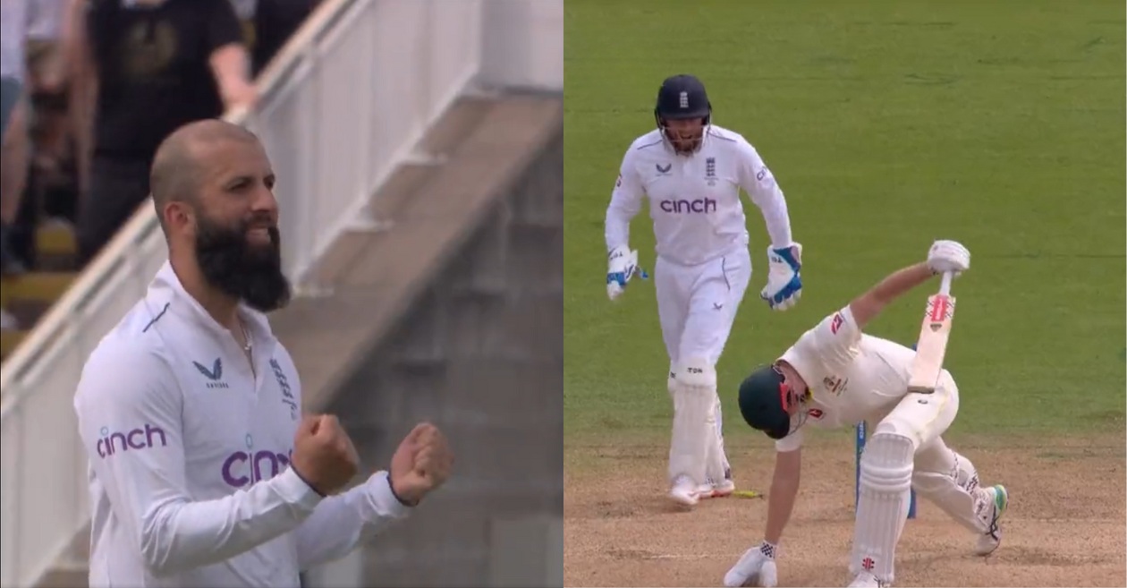 Ashes 2023 [WATCH]: Moeen Ali bowls an absolute jaffa to dismiss Cameron Green; Harbhajan Singh reacts