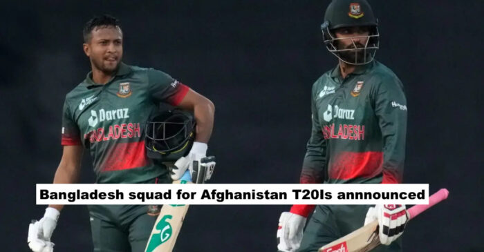 Bangladesh announces 15-man squad for Afghanistan T20Is; Shakib Al Hasan to lead the side