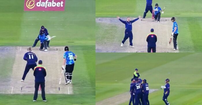 Vitality T20 Blast 2023 [WATCH]: Essex’s Simon Harmer takes a brilliant hat-trick against Sussex