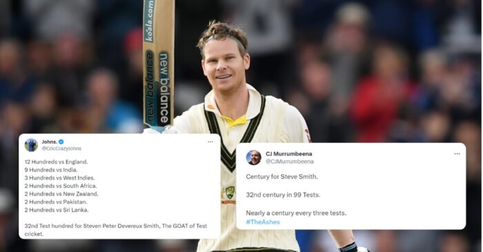Ashes 2023: Twitter goes berserk after Steve Smith slams his 32nd Test ton at Lord’s