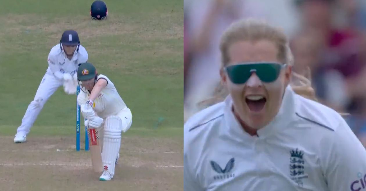 WATCH: Sophie Ecclestone bowls an absolute peach to remove Tahlia McGrath – Women’s Ashes Test