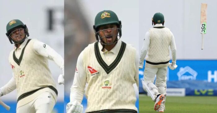 Ashes 2023 [WATCH]: Usman Khawaja throws his bat up in the air to celebrate maiden Test century in England