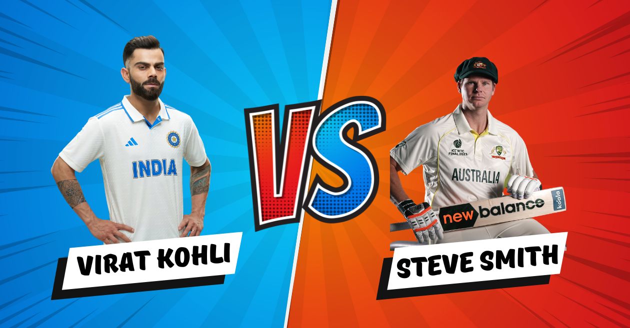Virat Kohli vs Steve Smith: Statistical analysis on who is better batsmen in Test cricket