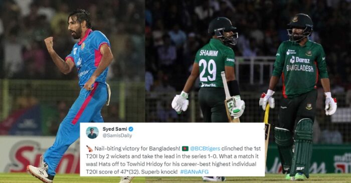 Twitter reactions: Bangladesh survive Karim Janat scare to beat Afghanistan in a thrilling 1st T20I