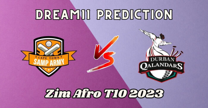 Zim Afro T10 2023, CTSA vs DB: Match Prediction, Dream11 Team, Fantasy Tips & Pitch Report