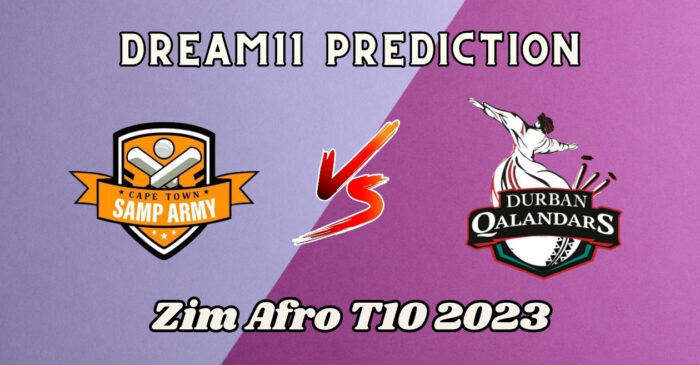 Zim Afro T10 2023: CTSA vs DB Dream11 Prediction – Pitch Report, Playing XI & Fantasy Tips
