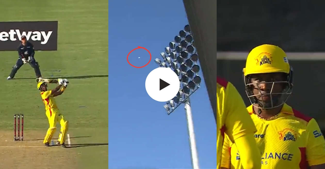 Read more about the article WATCH: Dwayne Bravo hits a monstrous six off Anrich Nortje during MLC 2023 match