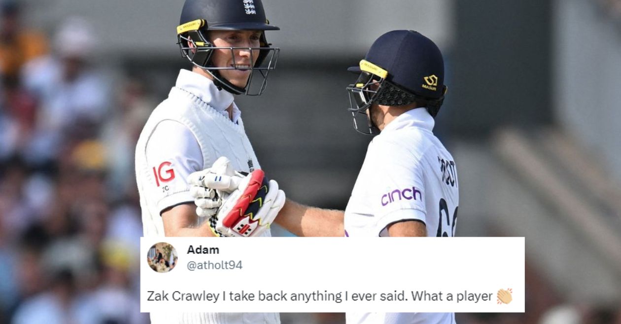 Twitter reactions: Zak Crawley, Joe Root headline England’s dominance over Australia on Day 2 of Manchester Test