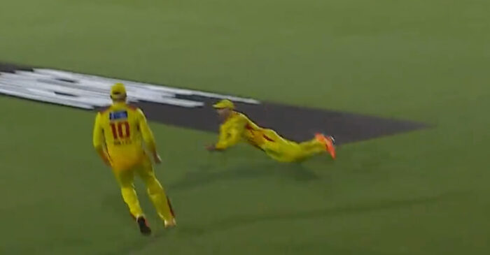 WATCH: Faf du Plessis takes an ‘unbelievable’ catch to see off Tim David in the TSK vs MINY clash at MLC 2023