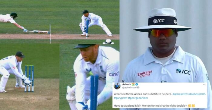 Ashes 2023: Fans divided over controversial Steve Smith run-out decision by Nitin Menon in the Oval Test