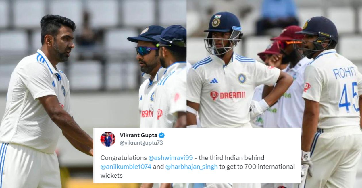 Twitter reactions: Ravichandran Ashwin, Yashasvi Jaiswal sizzle as India dominate Day 1 of first Test against West Indies