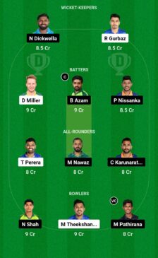 JK vs CS, Dream11 Team