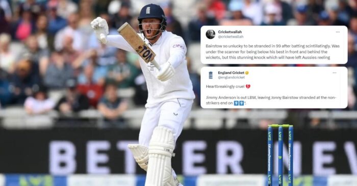 Twitter reactions: England’s first innings end with a massive lead, but Jonny Bairstow misses his ton by 1 run – Ashes 2023