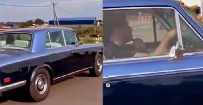 WATCH: MS Dhoni cruise through the streets of Ranchi in his vintage Rolls Royce